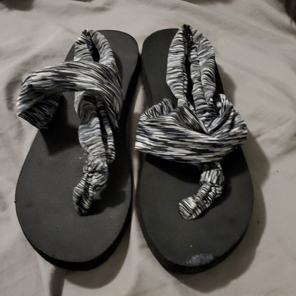 ❤fabric stretchy sandal❤